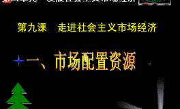 市场配置资源ppt,价值规律与无形之手